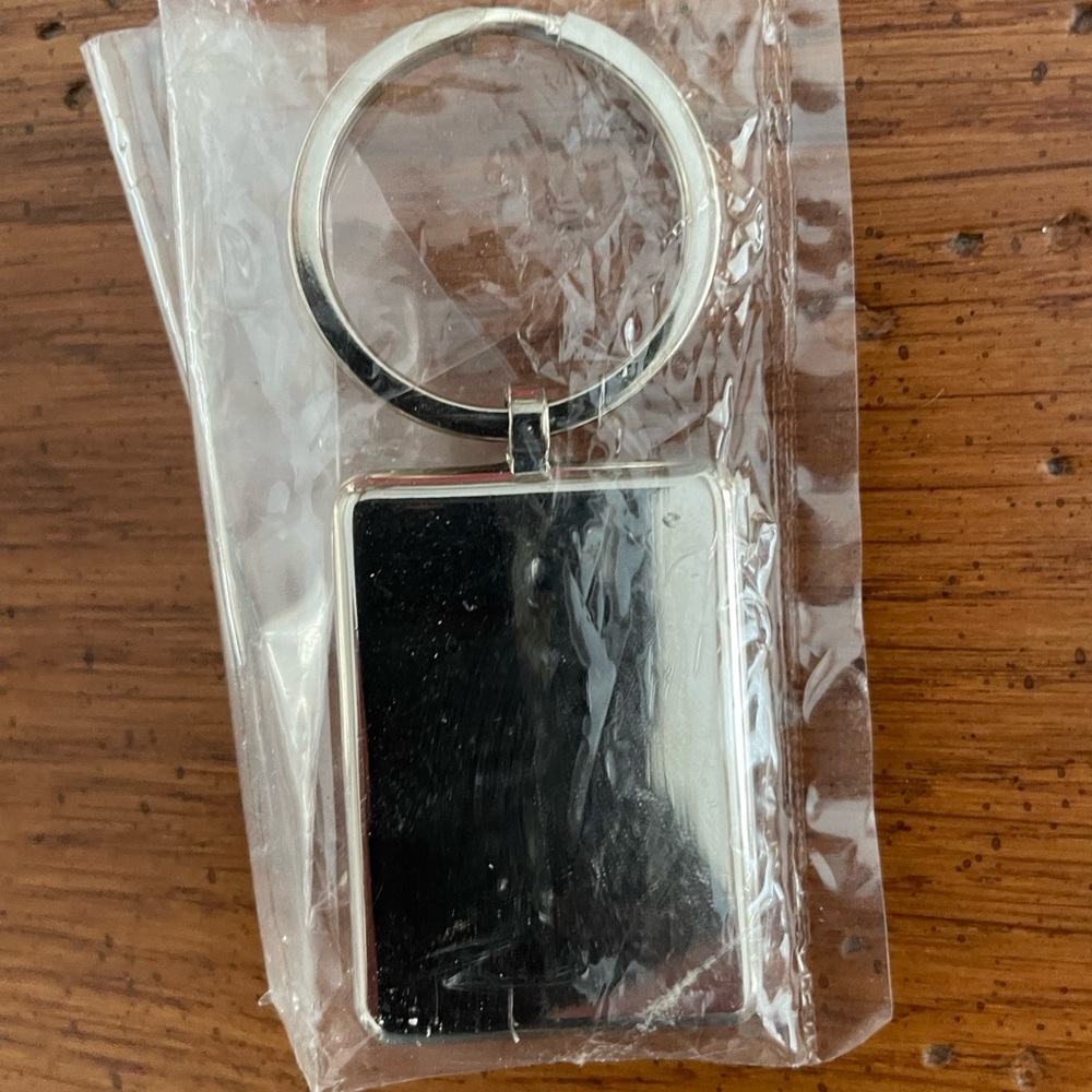 Tesla Red and Silver Keychain - Picture 3 of 5